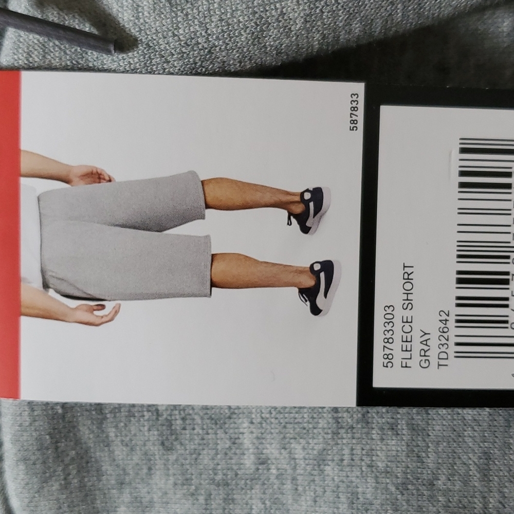 🆕️ PUMA MEN'S FLEECE SHORTS (BLACK OR GRAY) - Picture 6 of 14